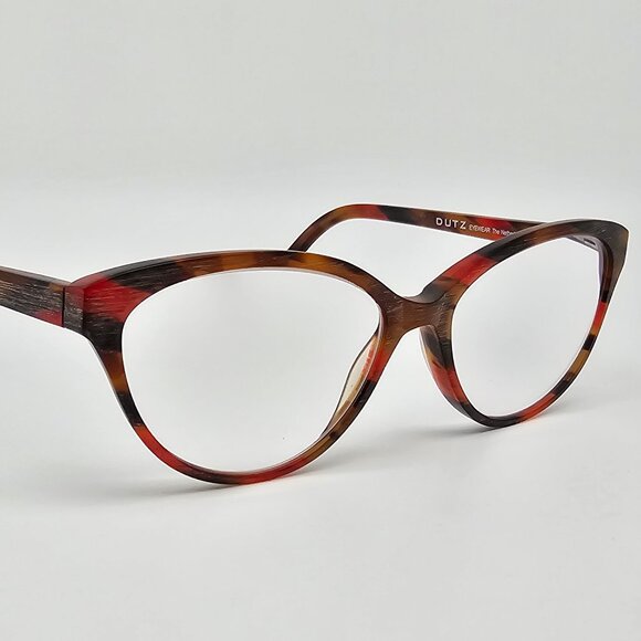 Dutz Eyewear DZ2138 Col.65 Tortoise Cat Eye Eyeglasses Frame w/ Case Netherlands - Picture 7 of 15
